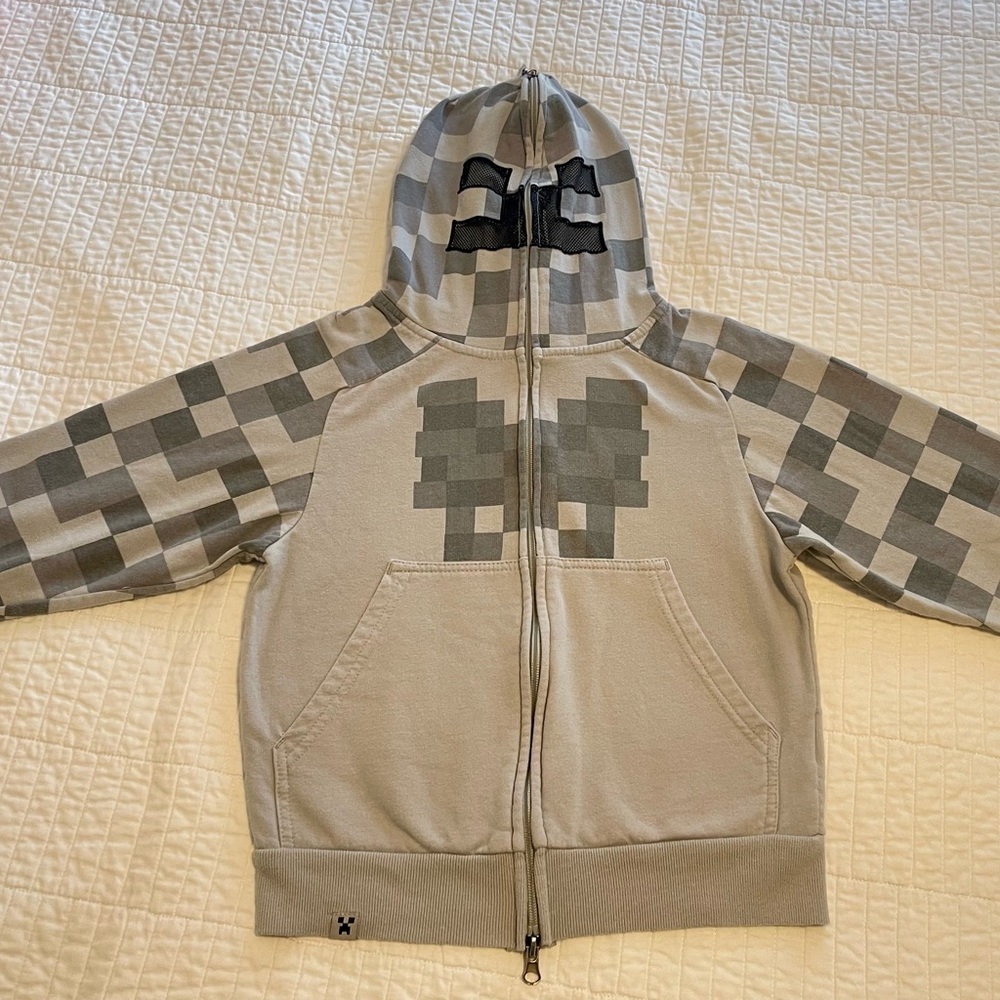Jinx Minecraft zip hoodie for kids size 6-8